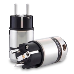 Furutech | FI-48M(Rhodium) | Shielded Schuko Plug